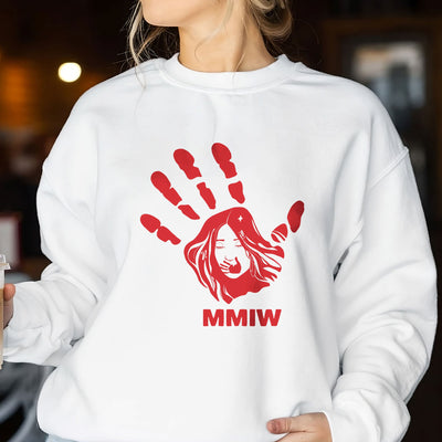 MMIW Red Hand Indigenous Owned Shirt Unisex Hoodie/T-Shirt/Sweatshirt