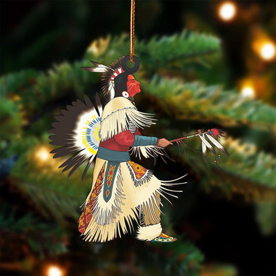 Native Chief American - Unique Christmas Gift Decor Flat Acrylic