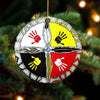 Hand Four Direction Native American - Unique Christmas Gift Decor Flat Acrylic