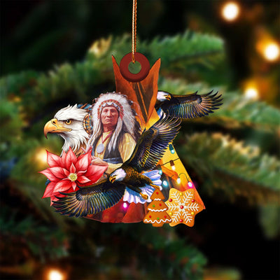 Eagle Tipi Native Chief Native Pride American - Unique Christmas Gift Decor Flat Acrylic