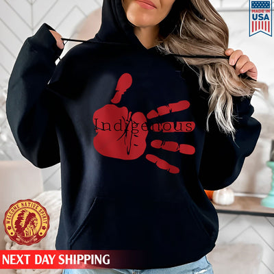 MMIW Indigenous Woman Red Hand Unisex T-Shirt/Hoodie/Sweatshirt