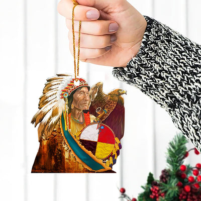 Eagle Chief Four Direction Native Pride American - Unique Christmas Gift Decor Flat Acrylic