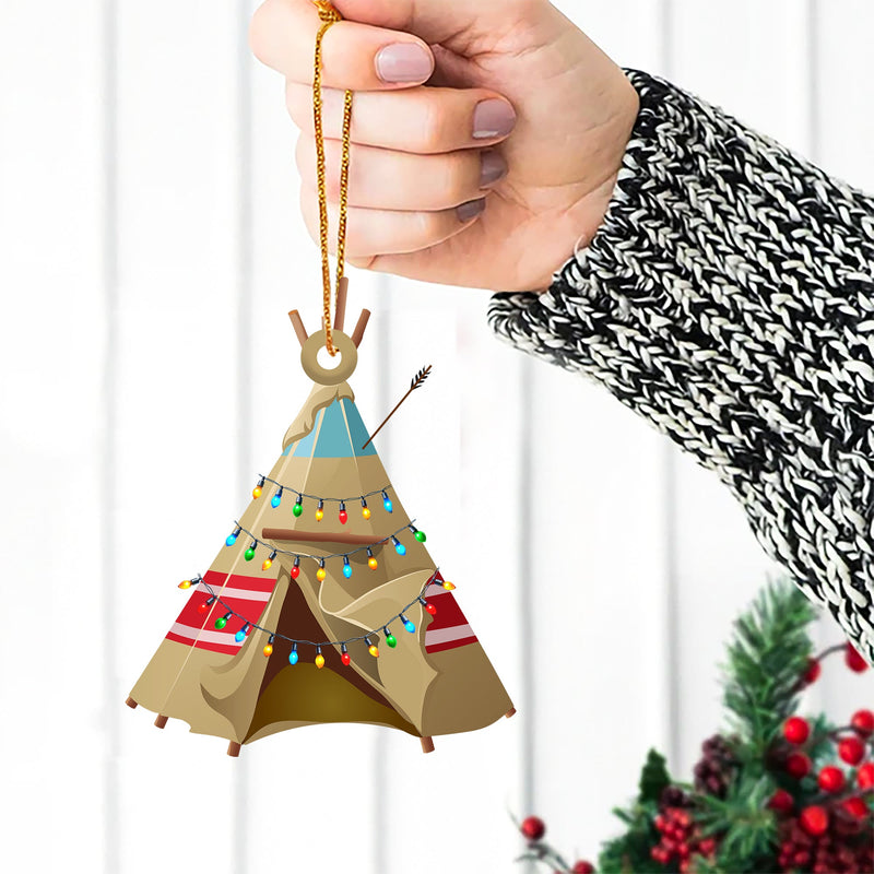 Tipi Native American - Unique Christmas Gift Decor Flat Acrylic