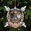 Wolf Feather Native American - Unique Christmas Gift Decor Flat Acrylic