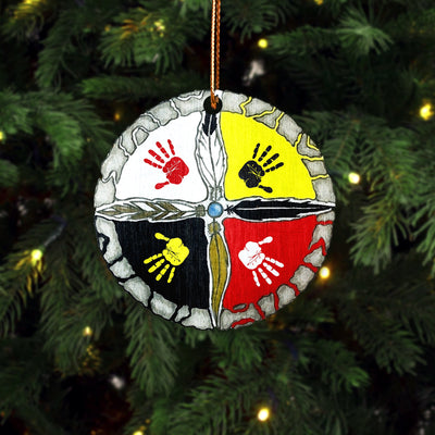 Hand Four Direction Native American - Unique Christmas Gift Decor Flat Acrylic