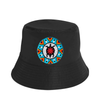 SALE 50% OFF - Blue Turtle Beaded Unisex Cotton Bucket Hat with Native American