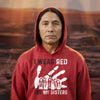 MMIW I Wear Red For My Sister Red Hand Unisex T-Shirt/Hoodie/Sweatshirt