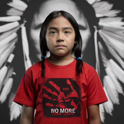 MMIW No More Stolen Sisters Red Hand Unisex T-Shirt/Hoodie/Sweatshirt 140