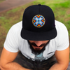 SALE 50% OFF - Feather Handmade Beaded Snapback With Patch Cotton Cap Unisex Native American Style