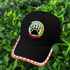 SALE 50% OFF - Bear Paw Baseball Cap With Patch Brim Unisex Native American Style