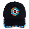 SALE 50% OFF - Blue Turtle Baseball Cap With Patch And Brim Cotton Unisex Native American Style