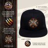 SALE 50% OFF - Trail of Tears Beaded Sunburst Beaded Snapback With Patch Cotton Cap Unisex Native American Style