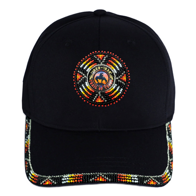 SALE 50% OFF - Trail of Tears Baseball Cap With Patch And Brim Cotton Unisex Native American Style