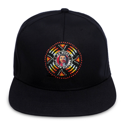 SALE 50% OFF - No More Stolen Sister Beaded Snapback With Patch Cotton Cap Unisex Native American Style