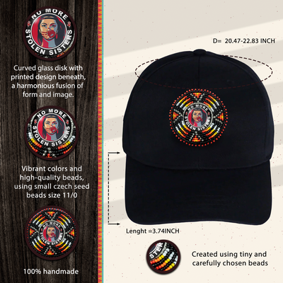 SALE 50% OFF - MMIW Baseball Cap With Patch Cotton Unisex Native American Style