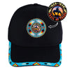 SALE 50% OFF - Trail Of Tears Baseball Patch with Brim Beaded Cotton Cap Native American Style