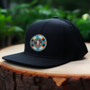 SALE 50% OFF - Native Flag Feather Beaded Snapback With Patch Cotton Cap Unisex Native American Style