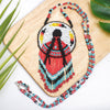 SALE 50% OFF - Combo MMIW Handmade Beaded Necklace And Earrings Unisex With Native American Style