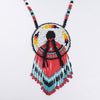 SALE 50% OFF - MMIW Long Handmade Beaded Premium Necklace For Women Native American Style