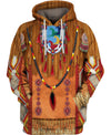 Tassels Style Native American All Over Printed Shirt WCS