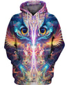 Owl Mystery 3D Hoodie - Native American Pride Shop