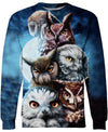 Owl Impressive 3D Hoodie - Native American Pride Shop