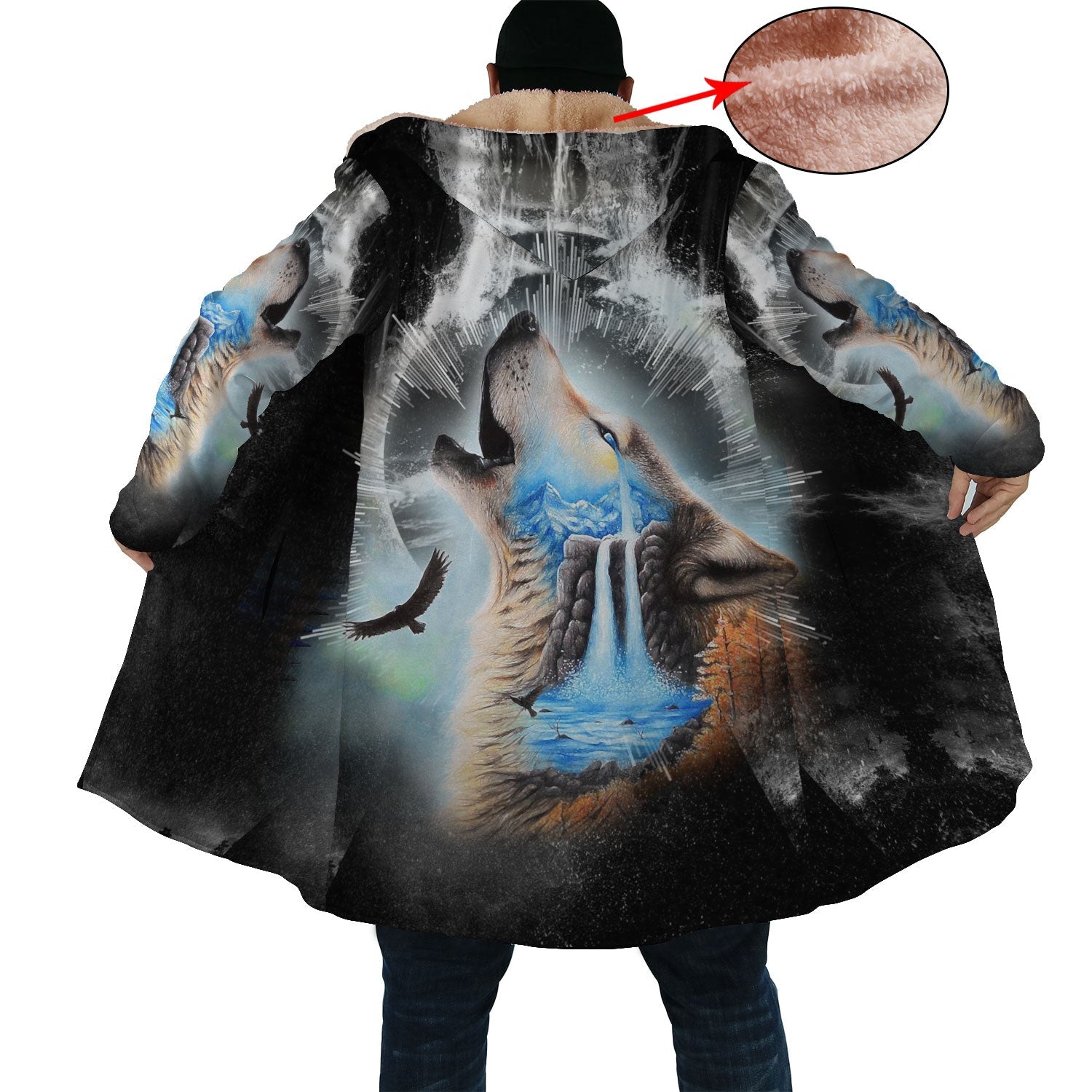 Native American Wolf Spirit Dream Cloak WCS