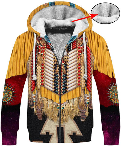 Pattern Native American 3D Hoodie - Native American Pride Shop