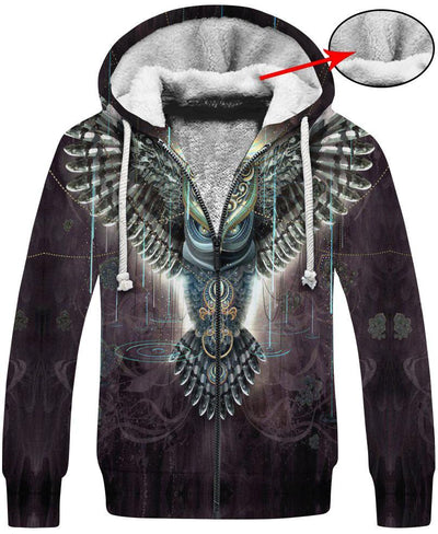 Night Owl 3D Hoodie - Native American Pride Shop