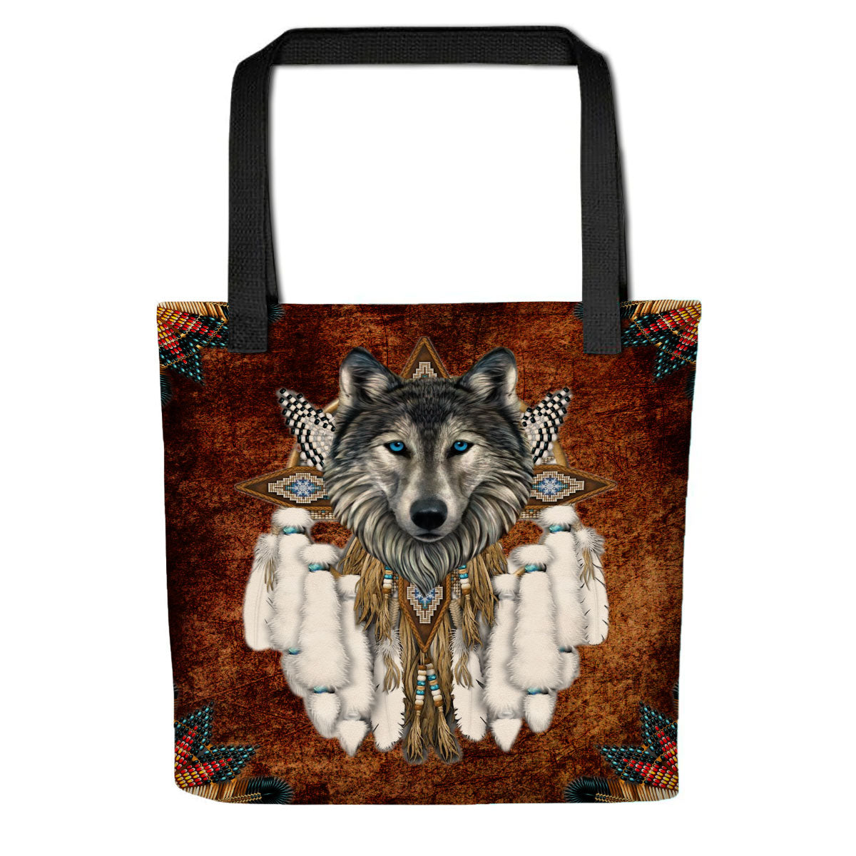 Wolf Native American Tote bag WCS