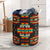 Black Pattern Native Laundry Basket WCS