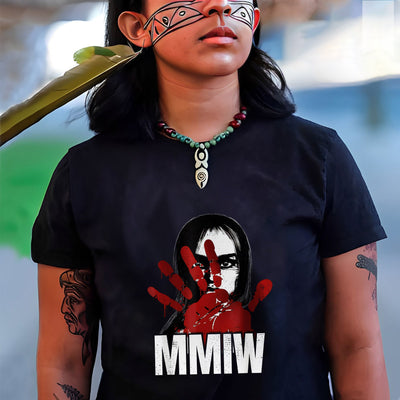 MMIW Awareness Stolen Sisters Red Hand Ind Unisex T-Shirt/Hoodie/Sweatshirt