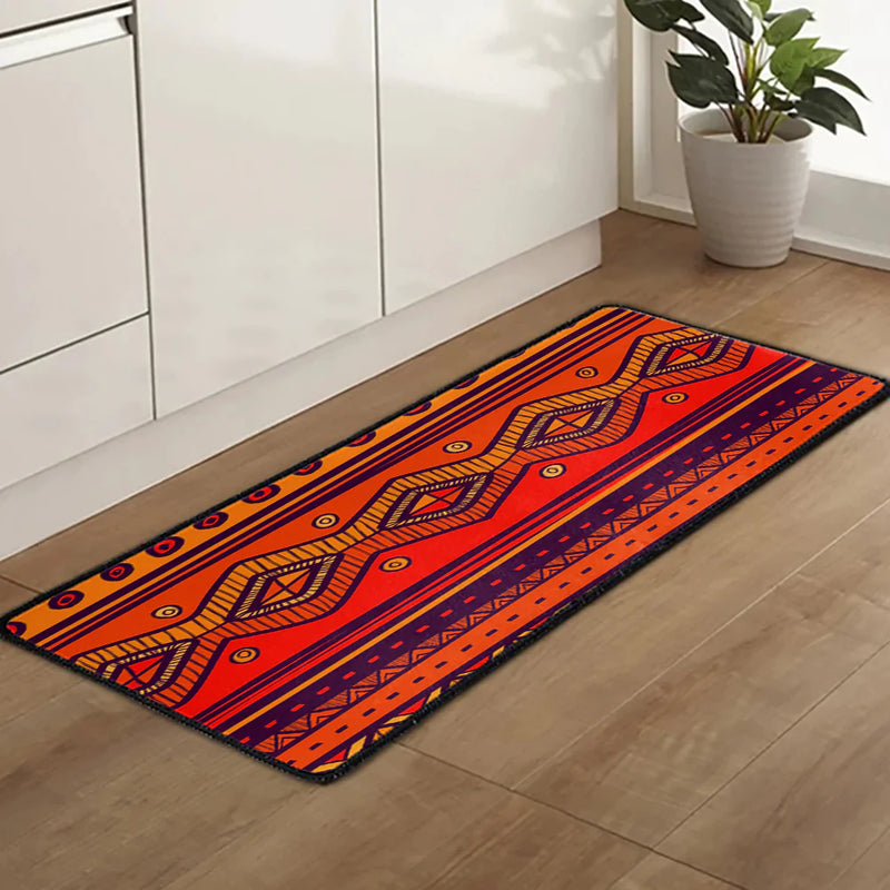 Pattern Color Orange Long Mat WCS