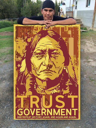 The Native Chief Portrait Poster/Canvas