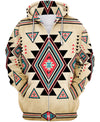 Native American - Ancient Pattern 3D Hoodie - Native American Pride Shop