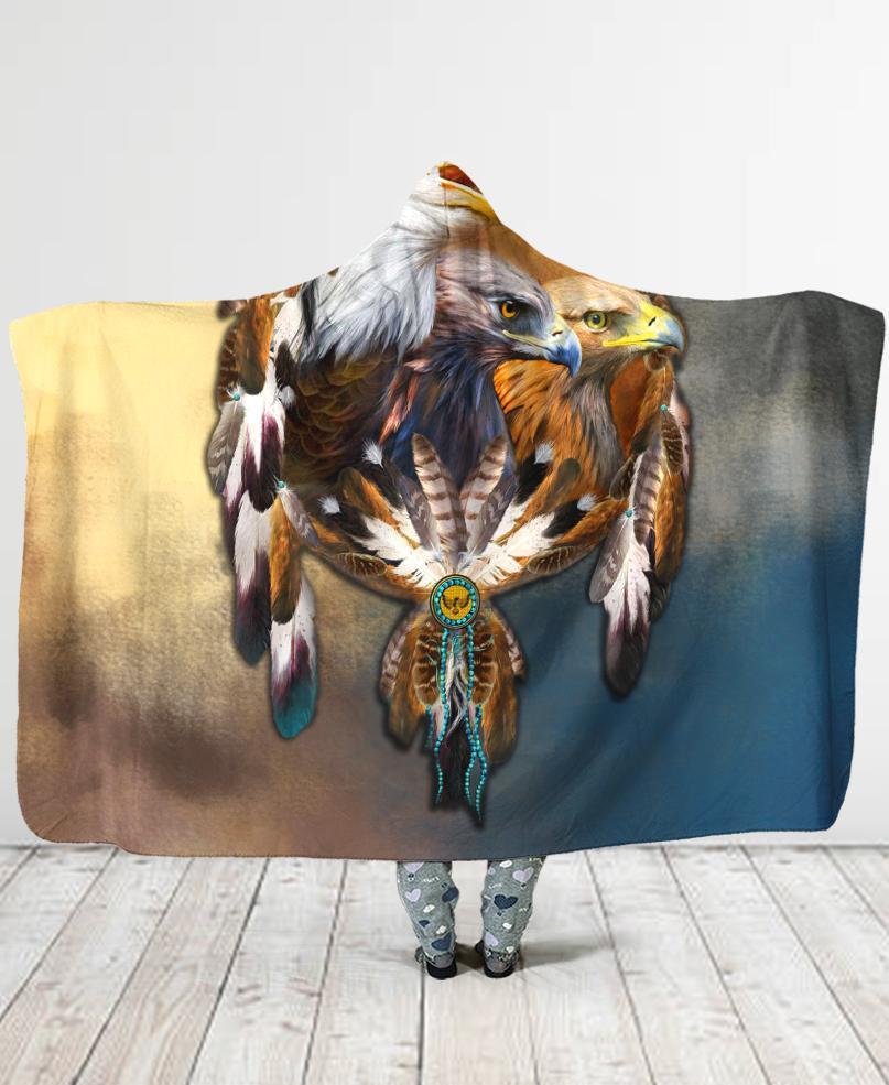 Eagle Hooded Blanket WCS