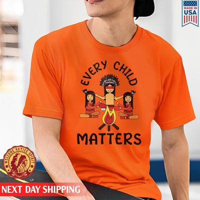 Every Child Matters Indigenous Awareness Children Together Orange Shirt Day Unisex T-Shirt/Hoodie/Sweatshirt