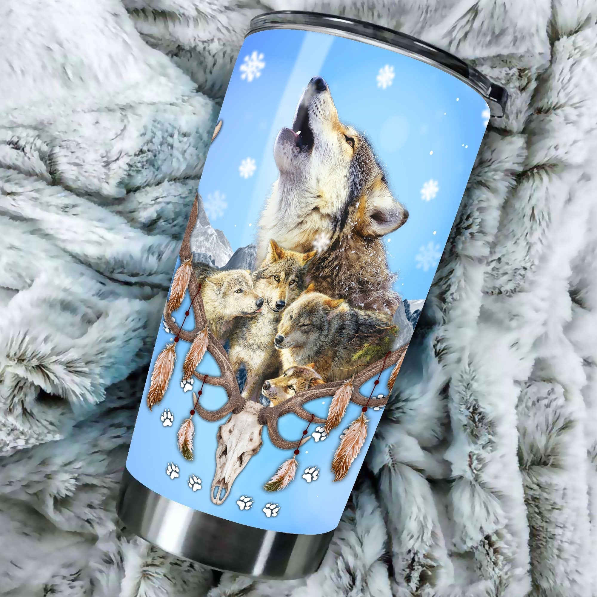 Native Wolves Tumbler WCS