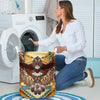 Yellow Dream Catcher Eagle Laundry Basket WCS