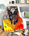 Buffalo Head Fleece Blanket WCS