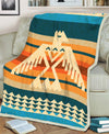 Border Pattern Fleece Blanket WCS