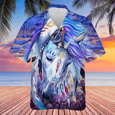 Native Horse  Hawaiian Shirt WCS