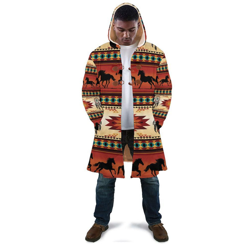 Horse Pattern Native Cloak - Native American Pride Shop