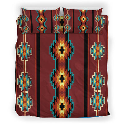 Brown Native Pattern Bedding Set WCS