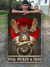 Wild, Wicked & Free Eagle Poster/Canvas