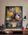 The Native American Eagle Wings Poster/Canvas