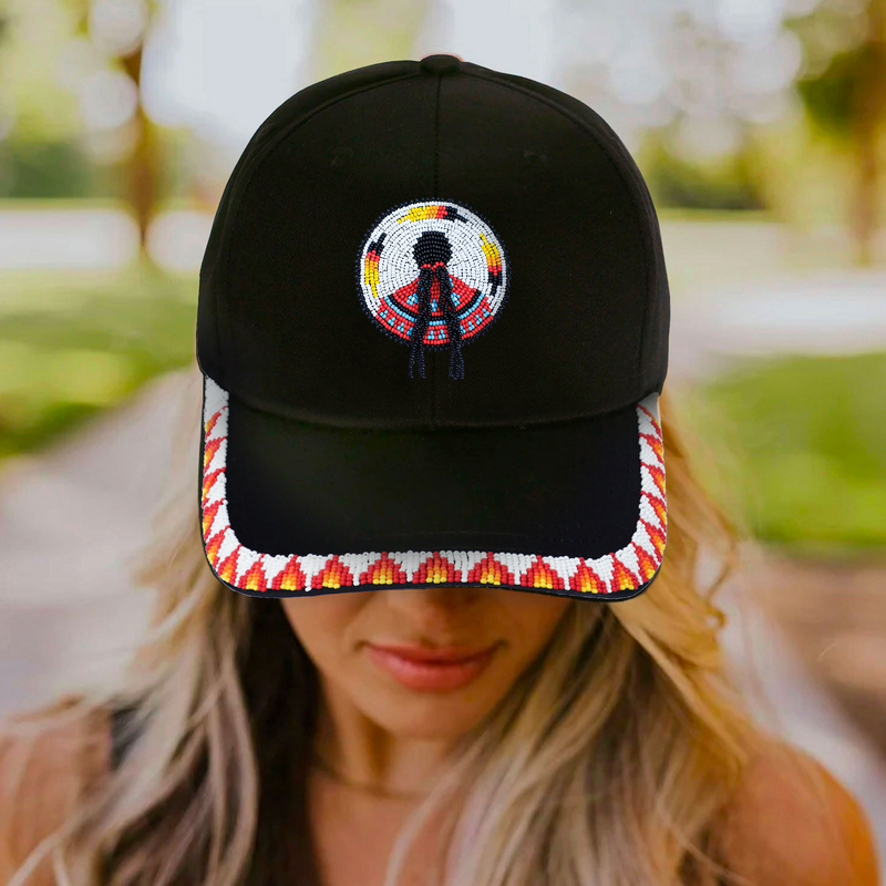 SALE OFF 50% - MMIW Indigenous Women Handmade Unisex Beaded Cap