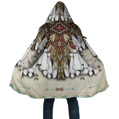 White Native Pattern Cloak - Native American Pride Shop