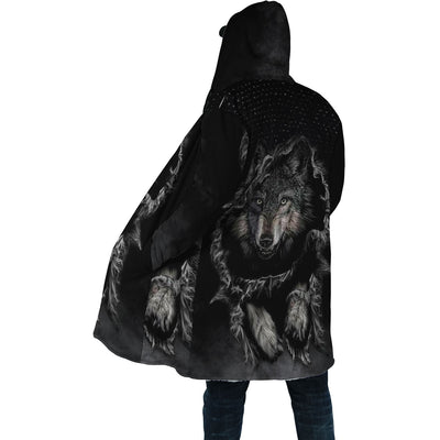 Black Wolf Native  Cloak - Native American Pride Shop