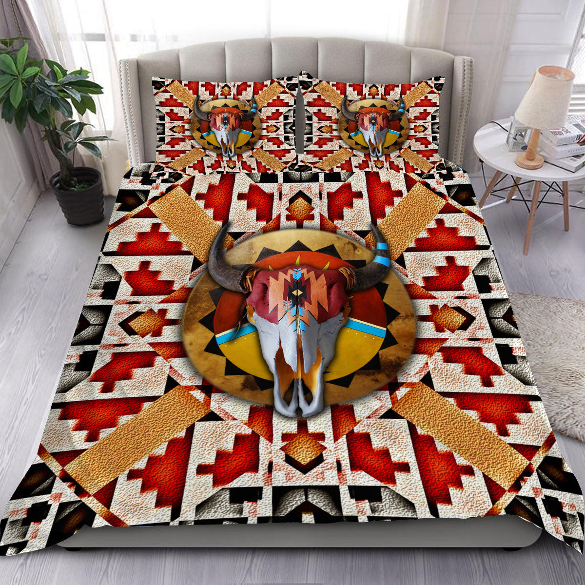 Buffalo Floating Color Motifs Bedding Set WCS